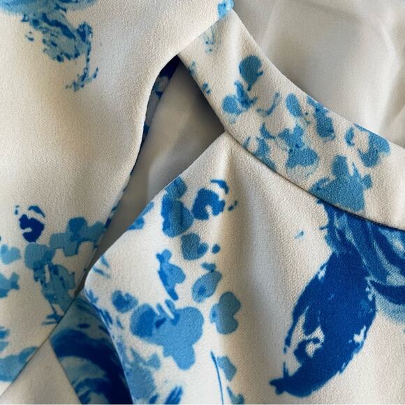 Jay Godfrey Brenda Blue Floral Dress NWOT - Picture 4 of 8